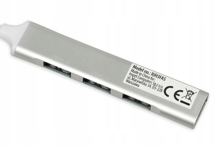 IBOX HUB 4-PORTOWY USB3.0 + USB 2.0, SLIM