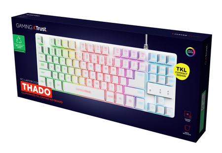 TRUST Klawiatura gamingowa przewodowa GXT 833W Thado
