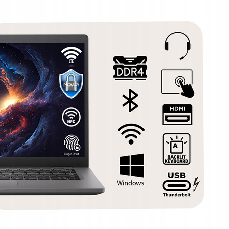 Dell Latitude 7310 i7 16GB 1TB FHD TOUCH PODŚW KL CARBON W11P