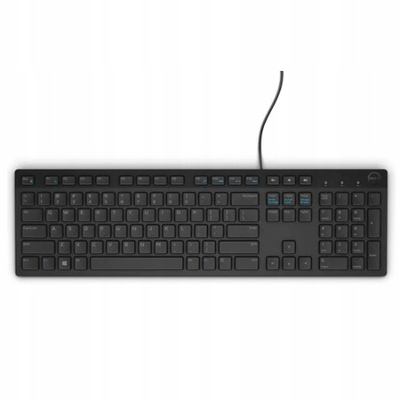 Klawiatura multimedialna KB216 US International (QWERTY) - czarna (RTL BOX)