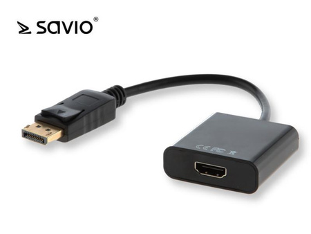 SAVIO Adapter DisplayPort (M) - HDMI (F), CL-55