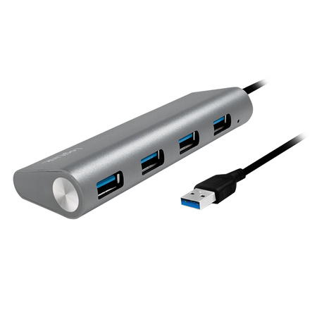 LOGILINK Hub 4xUSB 3.0 aluminiowa obudowa