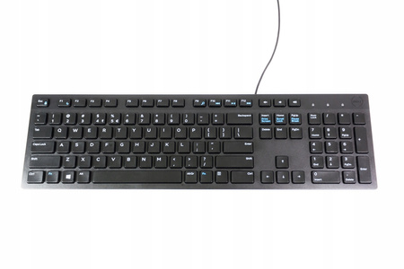 Klawiatura multimedialna KB216 US International (QWERTY) - czarna (RTL BOX)