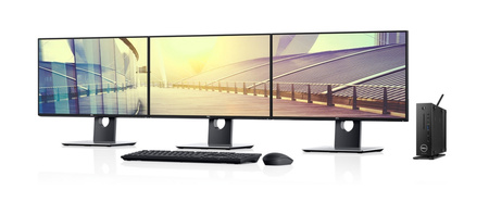 PROFESJONALNY Thin Client Dell Wyse 5070 QUAD 8GB 128SSD USB-C RS232 +STAND