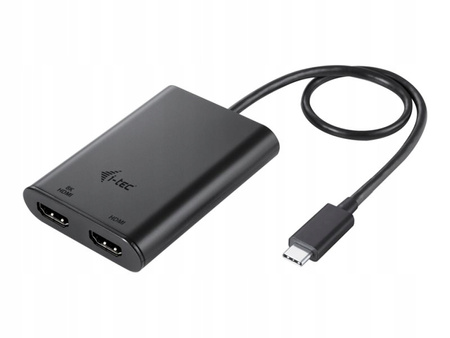 I-TEC Adapter video USB-C Dual 4K/60Hz (single 8K/30Hz) HDMI