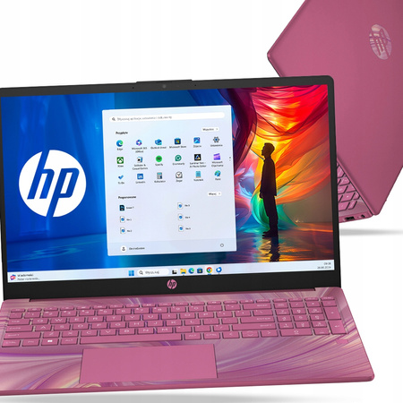 LIMITOWANY LAPTOP HP 15 QUAD CORE 32GB DDR4 UFS HD BLK FP W11