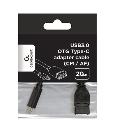 GEMBIRD Adapter USB Typ-C 3.0 męski -> USB żeński