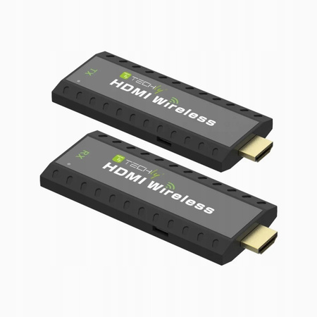TECHLY Extender bezprzewodowy HDMI 1080p 60Hz, 5.8GHZ Mini