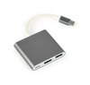GEMBIRD Multi-adapter USB-C- HDMI 4K, USB 3.0, PD