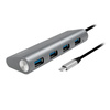 LOGILINK Hub 4xUSB 3.1, USB-C, aluminiowa obudowa