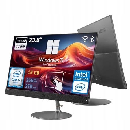 Komputer Lenovo AIO 730s i7-8550U 16GB 256SSD 2TB HDD Touch FHD Win11