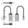 UNITEK Adapter USB-C - HDMI 2.0; 4K 60Hz; M/F; V1420A