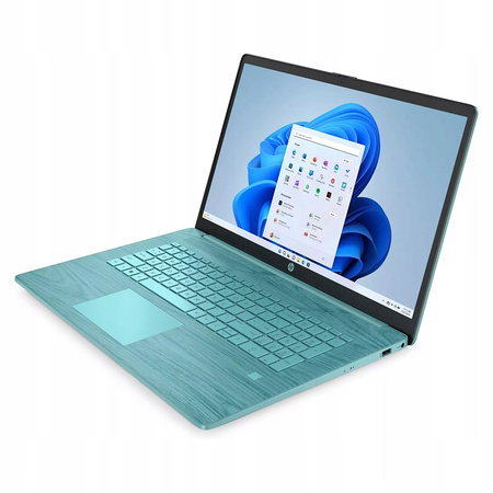 LIMITOWANY Laptop HP 17 QUAD 4GB 128SSD FULL HD PODŚ-KL USB-C W11