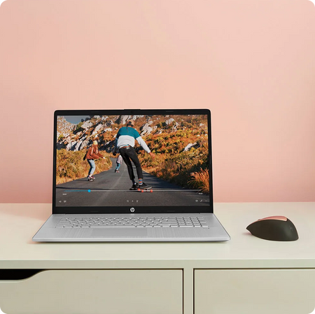 PORĘCZNY LAPTOP HP 17 INTEL N 16GB DDR4 1TB HD+ TOUCH W11 +MYSZ +HUB