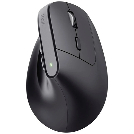 TRUST Mysz ergonomiczna BAYO+ Bezprzewodowa Czarna