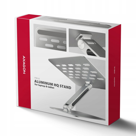 STND-LQ Podstawa do laptopów aluminiowa 10-16'' cali, regulowane kąty