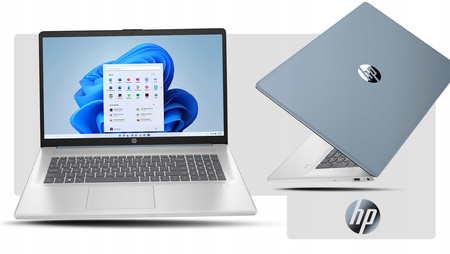 LIMITOWANY LAPTOP HP 17 INTEL N 4GB DDR4 1TB SSD HD+ BLK FP HDMI W11+OFFICE