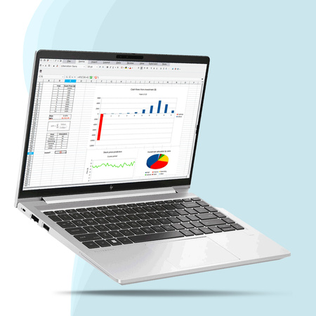 Laptop HP EliteBook 645 AMD Ryzen5 PRO 7530 16GB 512SSD BLK W11P 14"