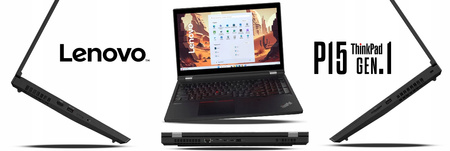 POTĘŻNA Nowa stacja robocza Lenovo P15 i7 32GB 1TB T1000 4GB TOUCH W11Pro