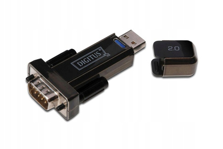 DIGITUS Konwerter/Adapter USB 2.0 do RS232 (DB9) z kablem USB A M/Ż 80cm