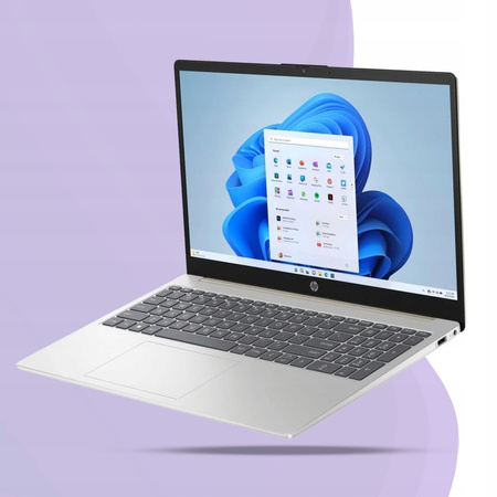 STYLOWY LAPTOP HP 15 INTEL N100 8GB DDR4 512GB SSD FP BLK W11 15.6" HD