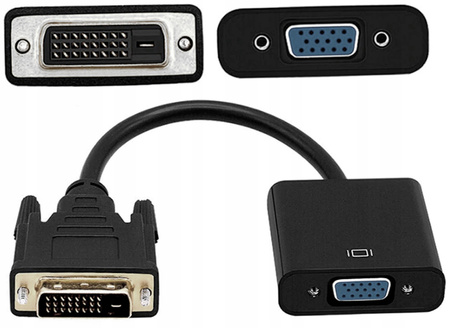 GEMBIRD Adapter DVI-D/VGA 24M/15F