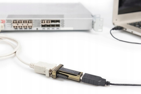 DIGITUS Konwerter/Adapter USB 2.0 do RS232 (DB9) z kablem USB A M/Ż 80cm