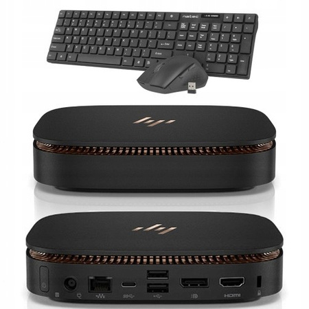 WYDAJNY Mini komputer HP ELITE SLICE i5-6500T 16GB 512SSD USB-C 4K W10