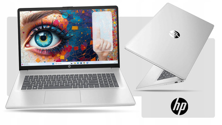 LIMITOWANY LAPTOP HP 17 INTEL N 8GB DDR4 256GB HD+ TOUCH W11 + OFFICE