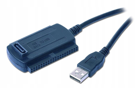 GEMBIRD Adapter USB2.0 do IDE/SATA/2.5'/3.5'z zasilaczem