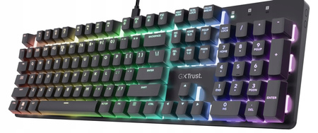TRUST Klawiatura mechaniczna GXT 871 Zora US RGB