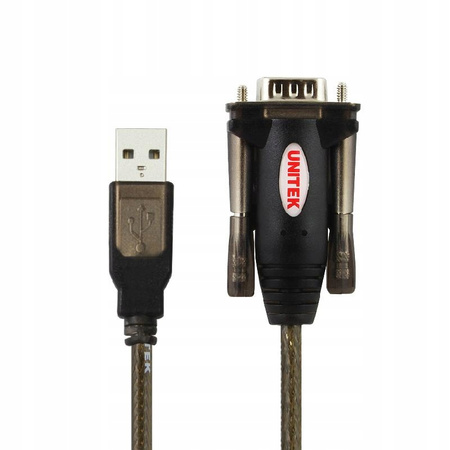 UNITEK Adapter USB- 1xRS-232 + Adapter DB9F/DB25M; Y-105A