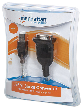 MANHATTAN Konwerter USB na port szeregowy RS232