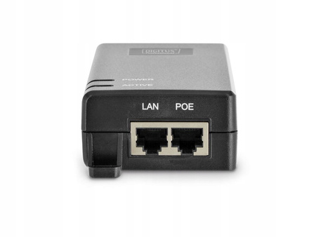 Zasilacz/Adapter PoE+ 802.3at, max. 55V 30W Gigabit 10/100/1000Mbps,