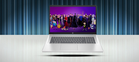 MEGA ZESTAW HP 17 QUAD CORE 16GB 1TB SSD HD+ TOUCH +MYSZ +HUB USB