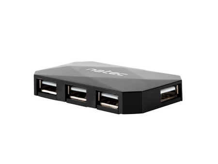 NATEC Hub USB 4-porty LOCUST USB 2.0 Czarny