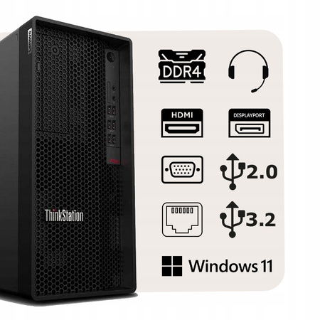 LENOVO ThinkStation P348 TOWER I9-11900 32GB 1TB SSD M+K W11PRO