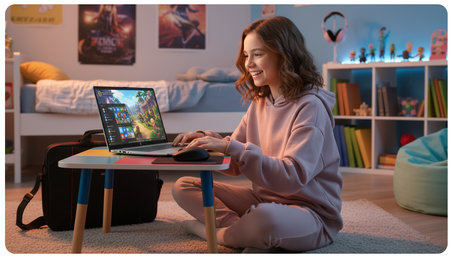 PORĘCZNY LAPTOP HP 17 INTEL N 16GB DDR4 1TB HD+ TOUCH W11 +MYSZ +HUB