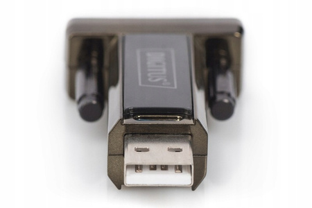 Konwerter/Adapter USB 2.0 do RS232 (DB9) z kablem USB A M/Ż długość