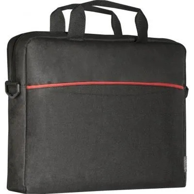 DEFENDER TORBA LITE 15,6 CZARNA WZMOCNIONE BOKI, PLASKI KSZTALT