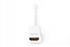 Kabel adapter Displayport 1080p 60Hz FHD Typ miniDP/HDMI A M/Ż biały 0