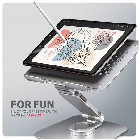 AXAGON STND-LR Podstawa do laptopów aluminiowa 10-16'' regulowane kąty,