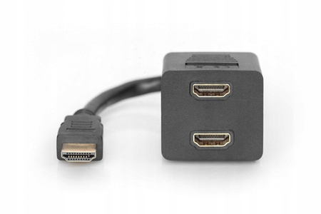 Kabel rozdzielacz/splitter HDMI HighSpeed 1080p 24Hz FHD Typ HDMI A/2xHDMI