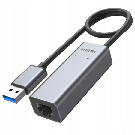 UNITEK Adapter USB-A/C 3.1 GEN1 RJ45; 2,5 Gbps; U1313C