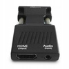 SAVIO Konwerter VGA do HDMI, Audio, Full HD, CL-145