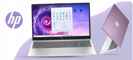 STYLOWY LAPTOP HP 15 INTEL N100 8GB DDR4 512GB SSD FP BLK W11 15.6" HD