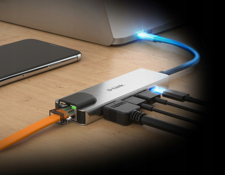 D-Link DUB-M520 HUB USB-C USB 3.0 HDMI
