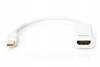 Kabel adapter Displayport 1080p 60Hz FHD Typ miniDP/HDMI A M/Ż biały 0