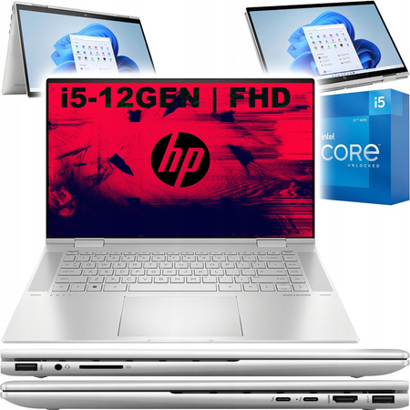 OBROTOWY HP ENVY 15 i5-1235 16GB 512SSD FHD W11