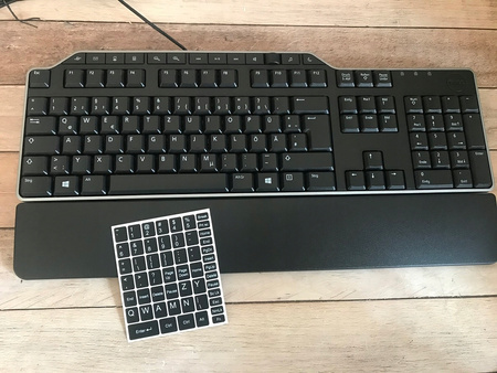 DELL Przewodowa biznesowa klawiatura multimedialna USB KB-522, czarna